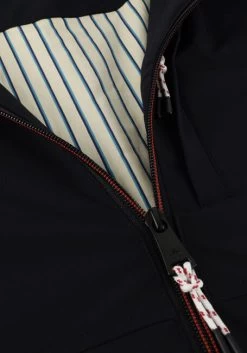 Donkerblauwe Scotch & Soda Jack Stretch Nylon Hooded Jacket -Mode Kledingwinkel 235833 6