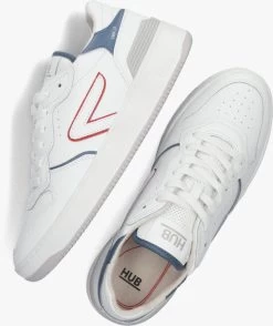 Witte Hub Lage Sneakers Smash Heren 9 Witte Hub Lage Sneakers Smash Heren -Mode Kledingwinkel 236167 5