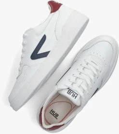Witte Hub Lage Sneakers Court-z Men -Mode Kledingwinkel 236181 5