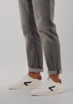 Witte Hub Lage Sneakers Court-z Men -Mode Kledingwinkel 236181 8