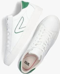 Witte Hub Lage Sneakers Hook-z -Mode Kledingwinkel 236184 5