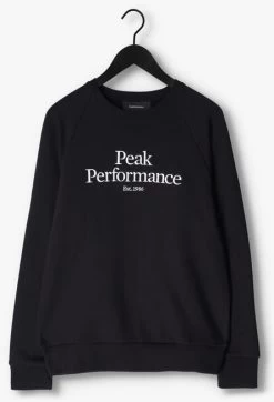 Zwarte Peak Performance Trui M Original Crew -Mode Kledingwinkel 236702 5
