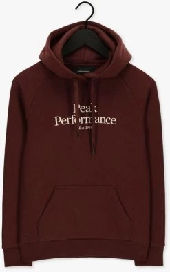 Bordeaux Peak Performance Trui W Original Hood -Mode Kledingwinkel 236716 5
