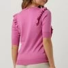 Roze Minus Top Vesia Knit T-shirt -Mode Kledingwinkel 237118 2