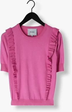 Roze Minus Top Vesia Knit T-shirt 8 Roze Minus Top Vesia Knit T-shirt -Mode Kledingwinkel 237118 5