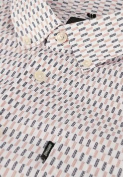 Gebroken Wit Vanguard Klassiek Overhemd Long Sleeve Shirt Print On Poplin Stretch -Mode Kledingwinkel 237551 6
