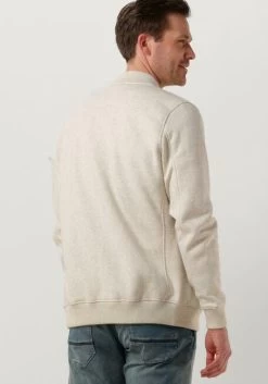 Gebroken Wit Pme Legend Jack Zip Jacket Sweat Mixed Padded