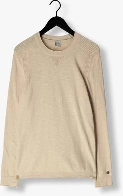 Grijze Cast Iron Trui Crewneck Linen Cotton Slub -Mode Kledingwinkel 237771 5