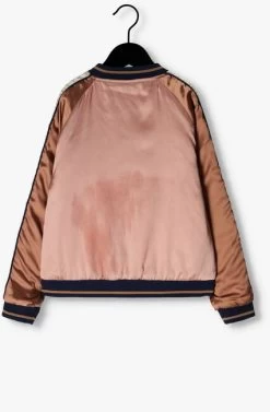 Bronzen Like Flo Satin Bomber Reversible