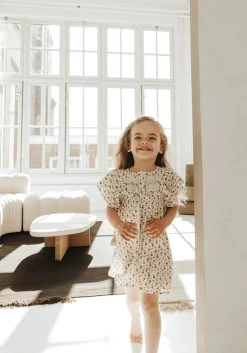 Beige Baje Studio Midi Jurk Dress