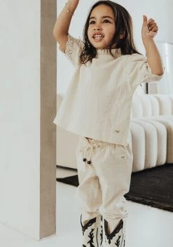 Gebroken Wit Baje Studio Pantalon Woven Pants