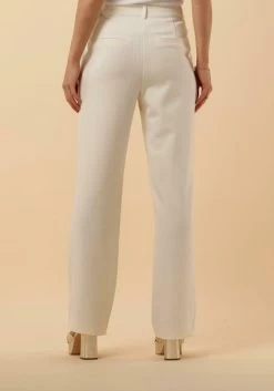 Gebroken Wit Y.a.s. Yaslizzie Hw Straight Pant - Celeb