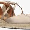 Gouden Unisa Espadrilles Caude -Mode Kledingwinkel 240410 1