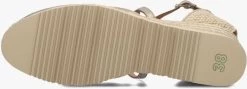 Gouden Unisa Espadrilles Caude -Mode Kledingwinkel 240410 4