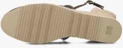Zwarte Unisa Espadrilles Caude -Mode Kledingwinkel 240418 4