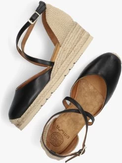Zwarte Unisa Espadrilles Caude -Mode Kledingwinkel 240418 5