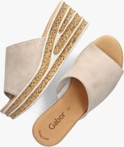 Beige Gabor Slippers 650.1 -Mode Kledingwinkel 240702 5