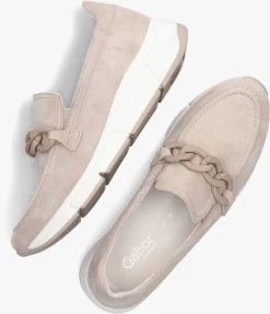 Beige Gabor Loafers 485.1 -Mode Kledingwinkel 240847 5
