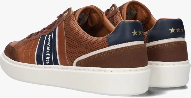 Cognac Pantofola D'oro Lage Sneakers Laceno Uomo Low 4 Cognac Pantofola D'oro Lage Sneakers Laceno Uomo Low - Afbeelding 2