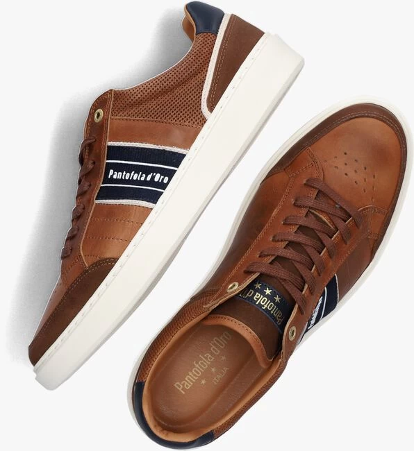 Cognac Pantofola D'oro Lage Sneakers Laceno Uomo Low 6 Cognac Pantofola D'oro Lage Sneakers Laceno Uomo Low - Afbeelding 4