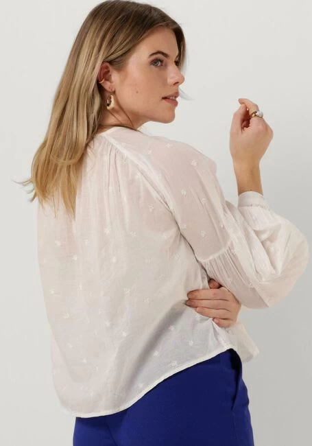 Witte Scotch & Soda Blouse Tie Front Easy Volume Dobby Blouse 3 Witte Scotch & Soda Blouse Tie Front Easy Volume Dobby Blouse