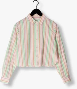 Multi Scotch & Soda Blouse Multi Striped Boxy Fit Shirt -Mode Kledingwinkel 241041 5