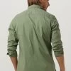 Donkergroene Scotch & Soda Casual Overhemd Seasonal Essentials - Solid Organic Cotton Poplin Shirt -Mode Kledingwinkel 241100 2