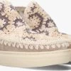 Taupe Mou Hoge Sneaker Bold Crochet -Mode Kledingwinkel 241297 1