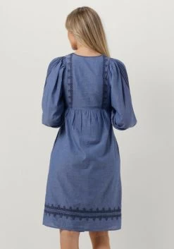 Blauwe Vanessa Bruno Mini Jurk Voguia