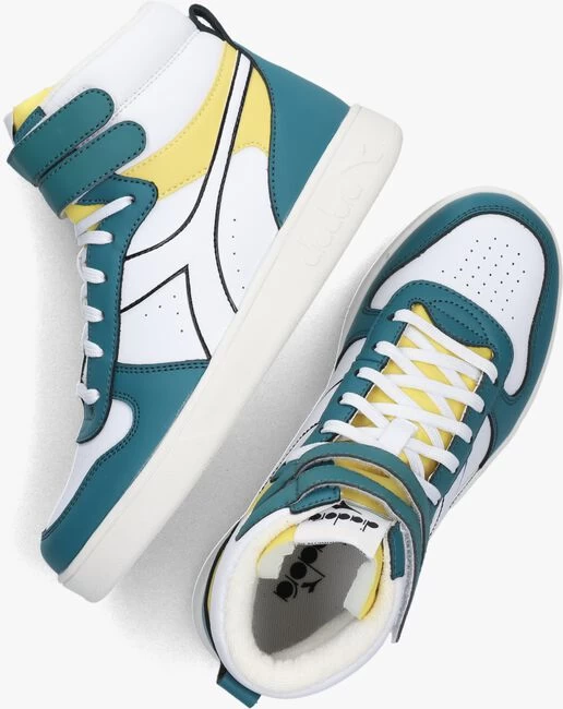 Groene Diadora Hoge Sneaker Magic Basked Mid Gs 4 Groene Diadora Hoge Sneaker Magic Basked Mid Gs - Afbeelding 2