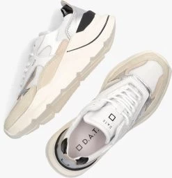 D.A.T.E. Witte D.a.t.e Lage Sneakers Fuga Dames -Mode Kledingwinkel 242910 5
