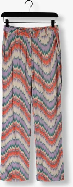 Paarse Freebird Pantalon Wv-aop-crinkle-vis-23-1.1 -Mode Kledingwinkel 243472 5