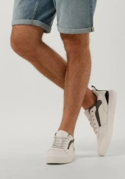 Witte Blackstone Lage Sneakers Mykel -Mode Kledingwinkel 243527 8