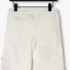 Witte Nik & Nik Korte Broek Rubber Badge Sweat Shorts -Mode Kledingwinkel 244006 9