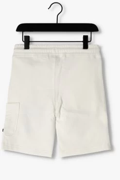 Witte Nik & Nik Korte Broek Rubber Badge Sweat Shorts