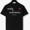 Zwarte Nik & Nik T-shirt Statement T-shirt -Mode Kledingwinkel 244011 9