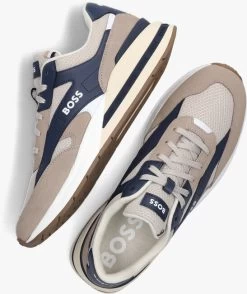Beige Boss Lage Sneakers Kurt Runn -Mode Kledingwinkel 244072 5