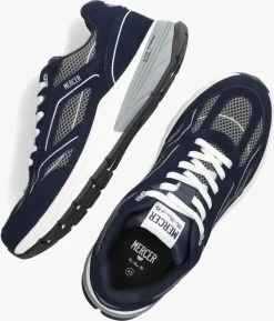 Blauwe Mercer Amsterdam Lage Sneakers The Re-run V2 Men -Mode Kledingwinkel 244134 5