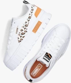 Witte Puma Lage Sneakers Mayze Wild Jr -Mode Kledingwinkel 244272 5
