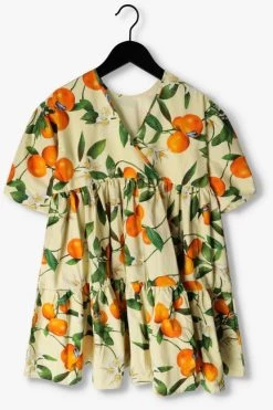 Gele Molo Midi Jurk Casta