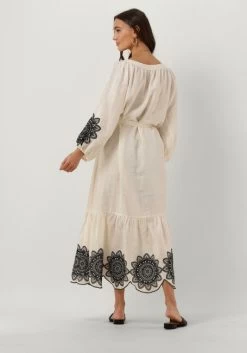 Ecru Greek Archaic Kori Maxi Jurk 230208