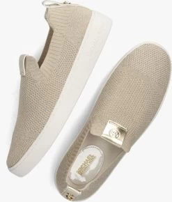 Gouden Michael Kors Instappers Juno Knit Slip On -Mode Kledingwinkel 245201 5