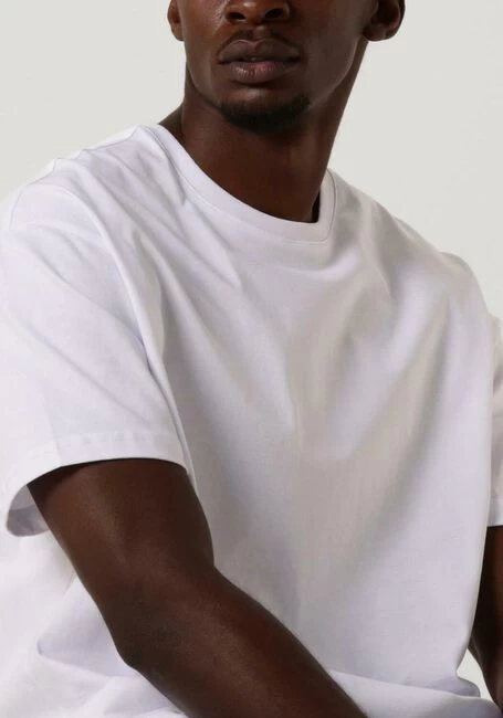 Witte Purewhite T-shirt Tshirt With Small Logo At Side And Big Back Embroidery 4 Witte Purewhite T-shirt Tshirt With Small Logo At Side And Big Back Embroidery - Afbeelding 2