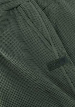 Groene Purewhite Korte Broek Shorts With Waffle Structure -Mode Kledingwinkel 245458 6