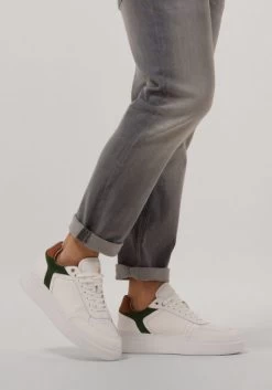 Witte Goosecraft Lage Sneakers Tufted 2 -Mode Kledingwinkel 245588 8