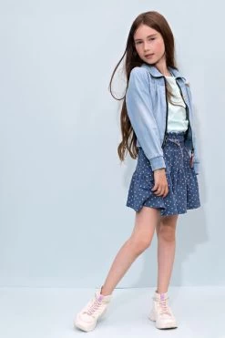 Blauwe Nono Spijkerjas Donna Light Weight Denim Jacket