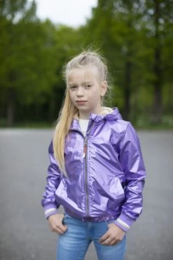 Paarse Moodstreet Jack Jacket Metallic Shell