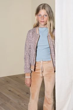 Blauwe Nobell T-shirt Kumin Rib Jersey Tshirt