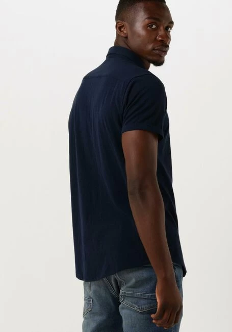 Donkerblauwe Dstrezzed Casual Overhemd Shirt Melange Pique 3 Donkerblauwe Dstrezzed Casual Overhemd Shirt Melange Pique