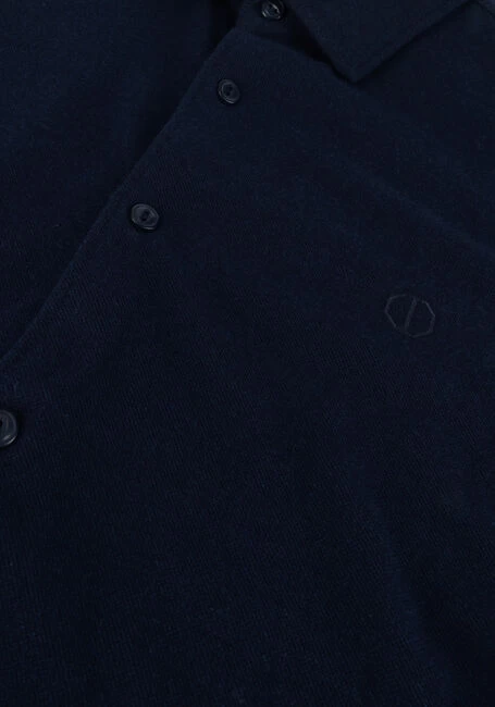 Donkerblauwe Dstrezzed Casual Overhemd Shirt Melange Pique 6 Donkerblauwe Dstrezzed Casual Overhemd Shirt Melange Pique - Afbeelding 4